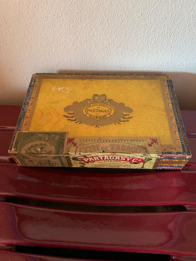 Scatola sigari Partagas vintage