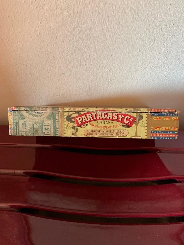 Scatola sigari Partagas vintage
