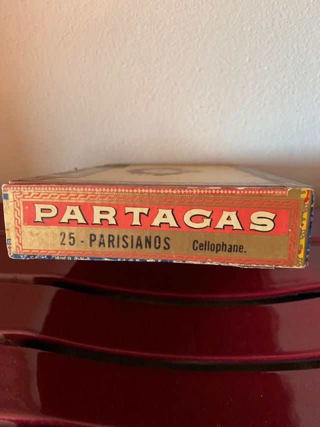 Scatola sigari Partagas vintage