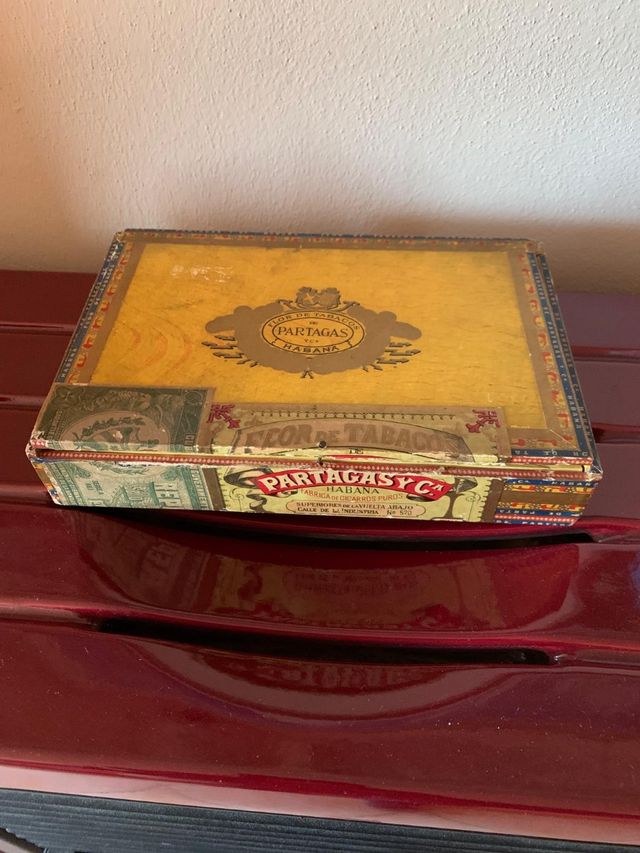 Scatola sigari Partagas vintage