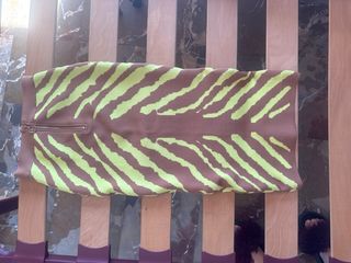 Falda larga del vendaje Lima Estampado de cebra Bodycon Midi