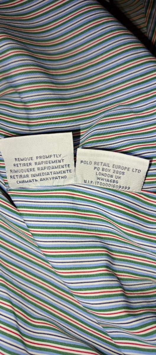 Camisa de rayas Polo Ralph Lauren con mangas larga