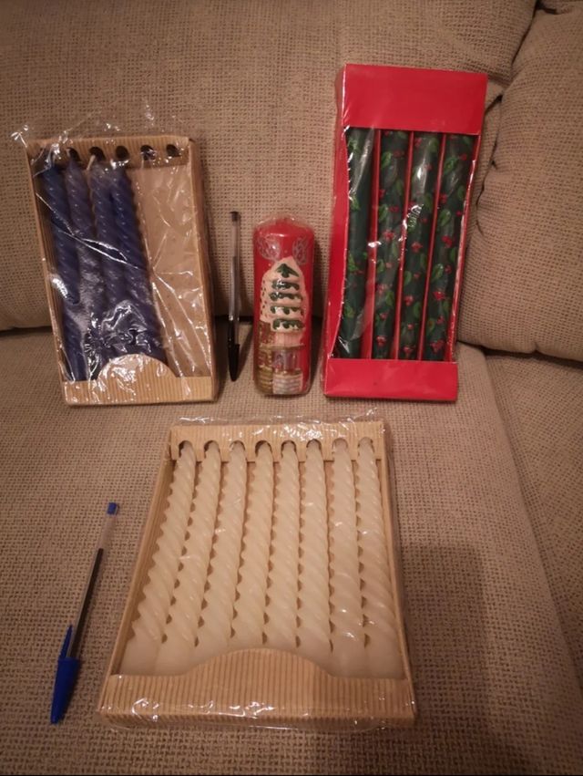 Velas Navidad. Para "apagones"