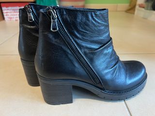 Stivaletti donna neri - 2 zip