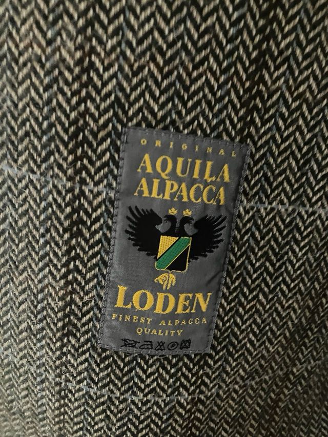 Cappotto Aquila Loden Alpacca