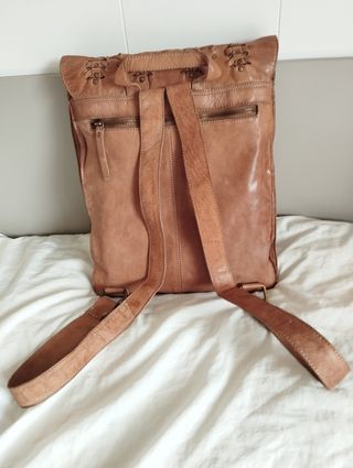 Mochila Cuero The Bagging Co.