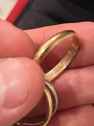 Trinity anillo Cartier