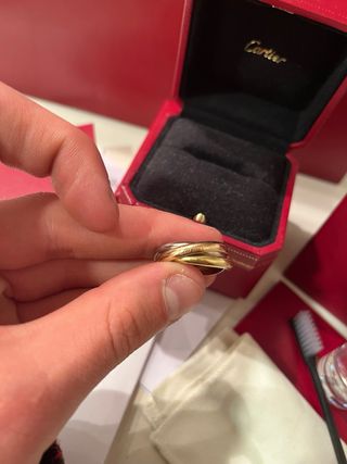 Trinity anillo Cartier