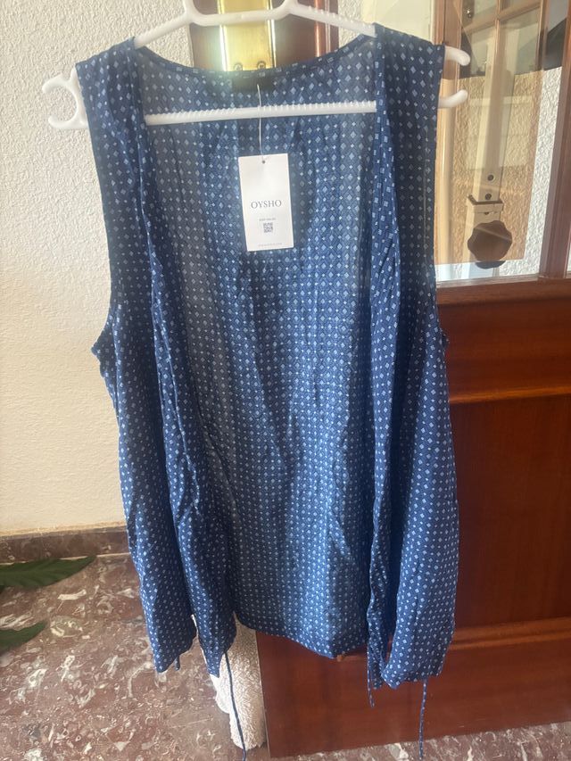Chaleco azul marino Oysho talla L-XL