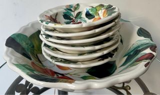7 coppe ceramica pregiata ICC made italy