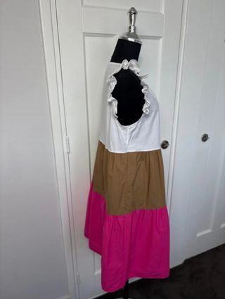 Lay vestito meraviglioso rosa bianco mar
