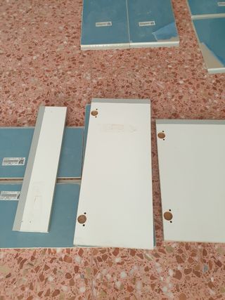 18 Puertas Armarios Cocina - Beige/Crema/Plateado