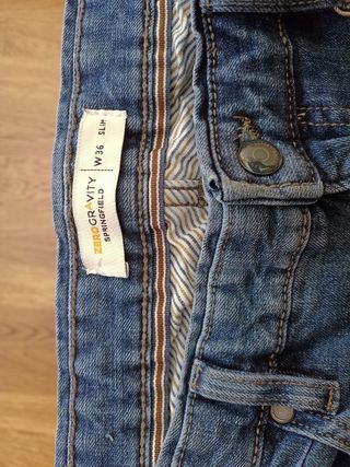 Vaqueros Springfield hombre talla 36 Slim.Sin usar
