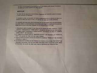 IQ Vídeo. Mezclador de sonido. Nuevo.