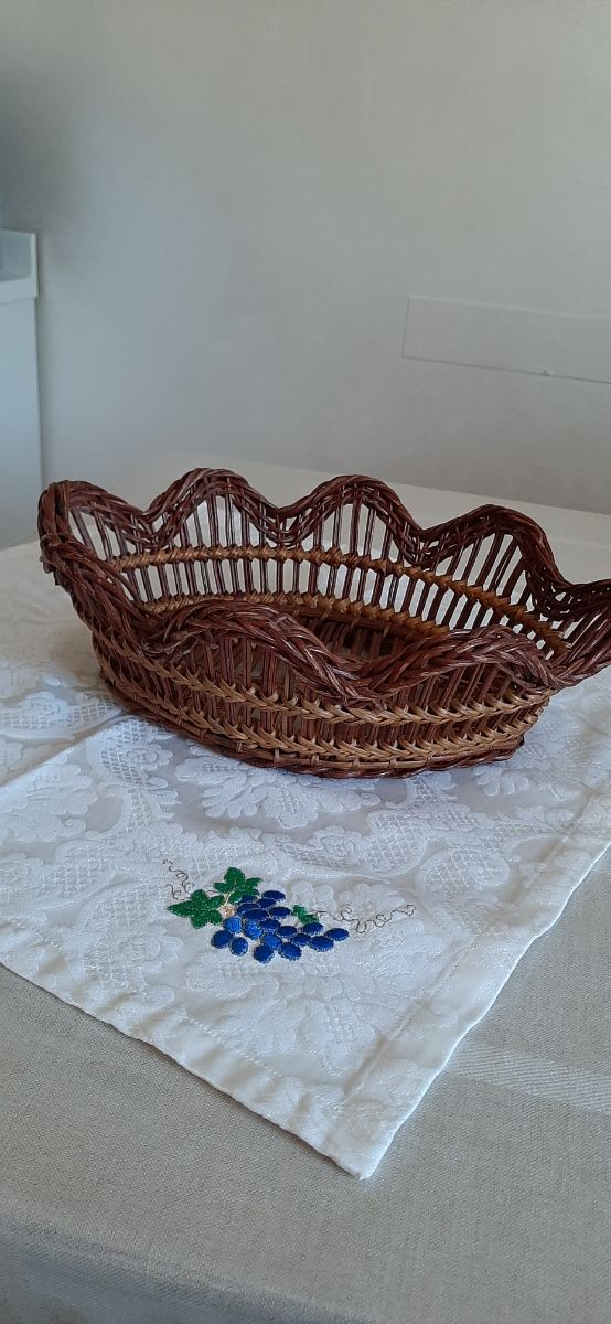 Cesto Intrecciato di vimini