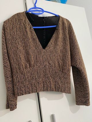 Blusa brillante fiesta Mujer
