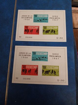 Sellos México 1967 Preolímpicos