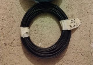 Cavi 1x6mm nero e gv