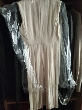 Vestido Be-Duvet beige - Talla L