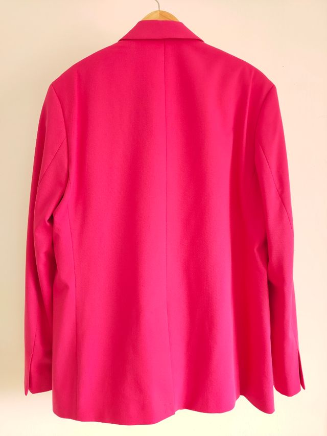 Blazer oversize fucsia