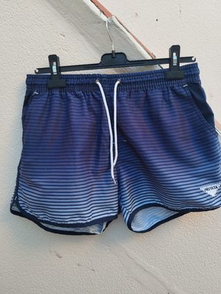 Bañador Privata azul rayas