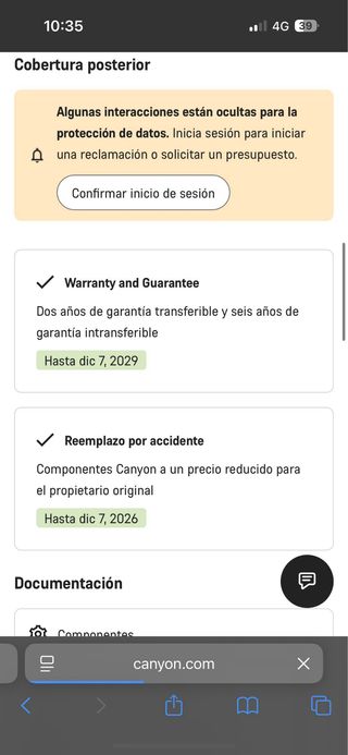 Canyon Torque ON CF 9 Talla S mullet 29/27,5