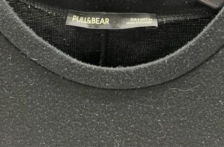 Vestido negro c/ letras - Talla S