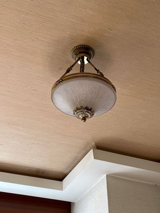 Lámpara techo dorada - Moderna