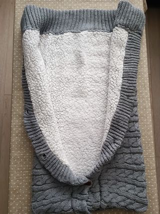 Saco capazo gris - Pelito interior