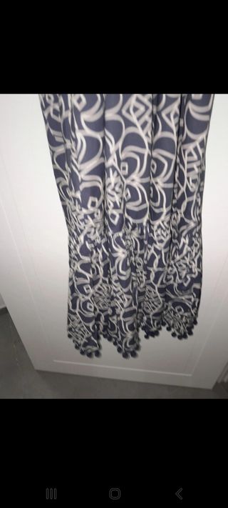 Vestito Zara lungo cotone nappine