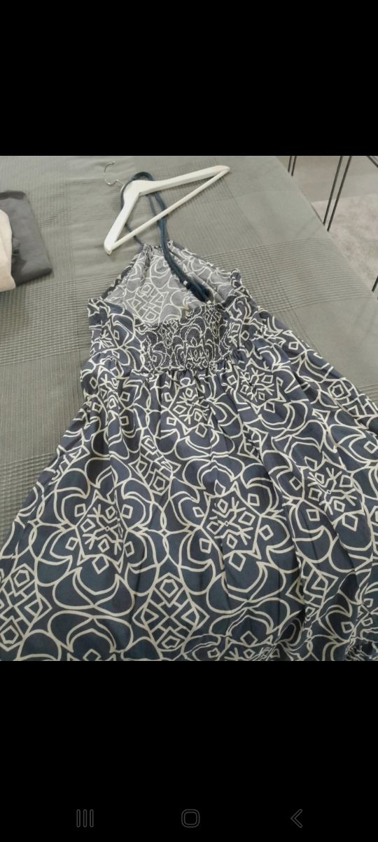 Vestito Zara lungo cotone nappine