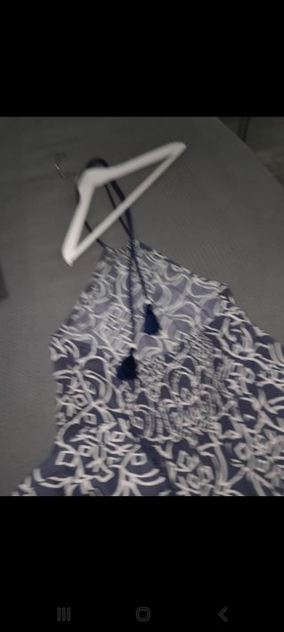 Vestito Zara lungo cotone nappine