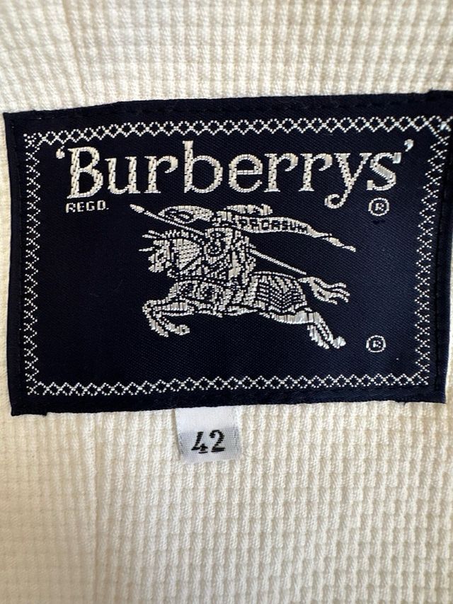 Burberry costume blazer con gonna tg.M. perla