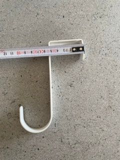 Perchero para puerta blanco