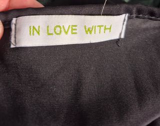 Vestido negro satinado IN LOVE WITH