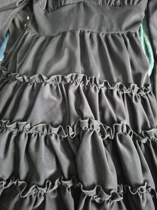 Vestido negro satinado IN LOVE WITH