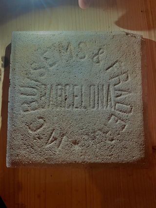 SUELO HIDRÁULICO BUTSEMS & FRADERA BARCELONA 1870