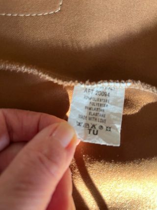 Chaqueta de antelina marrón claro