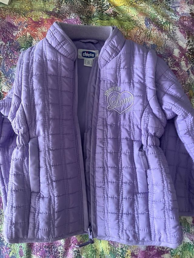 Giubbotto Chicco bimba lilla