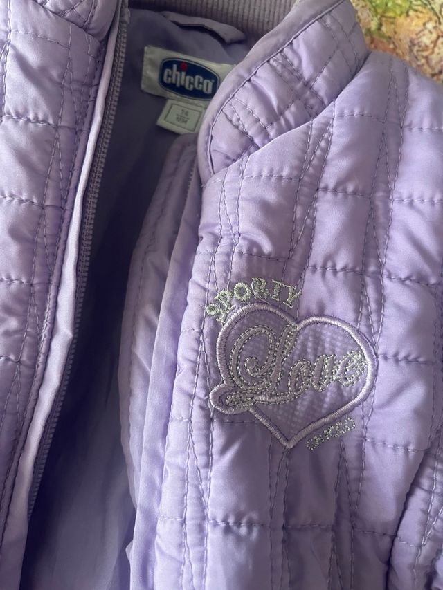 Giubbotto Chicco bimba lilla