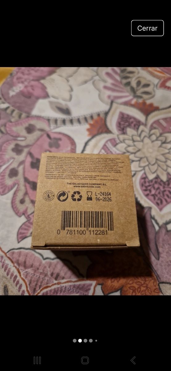 Exfoliante facial Salad Cosmo - Arándanos, Cúrcuma