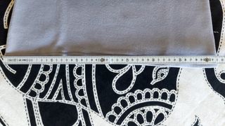 Top vintage grigio paillettes