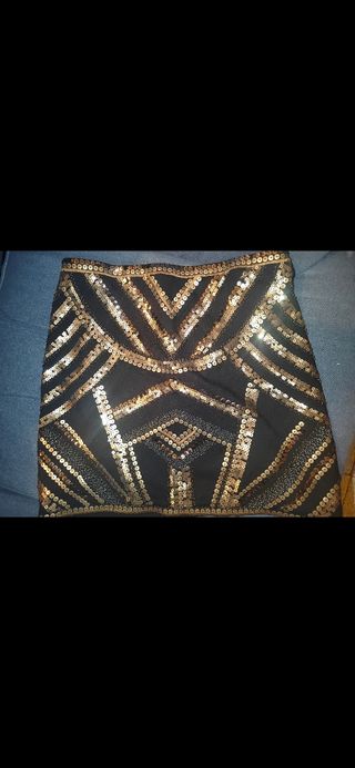 Falda de lentejuelas