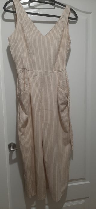 Mono rayas Mango beige