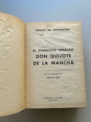 El Ingenioso Hidalgo Don Quijote De La Mancha