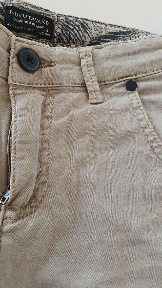 Bermuda niño, beige, marca Nukutavake