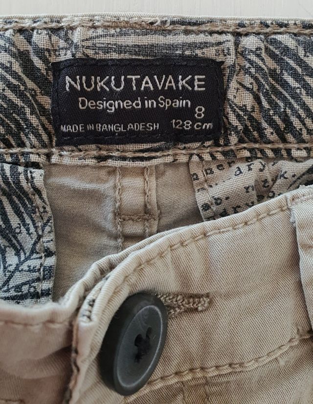 Bermuda niño, beige, marca Nukutavake