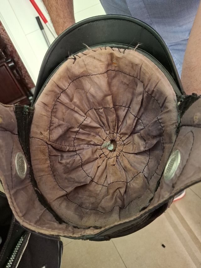 CASCO DE MOTO ANTIGUO.