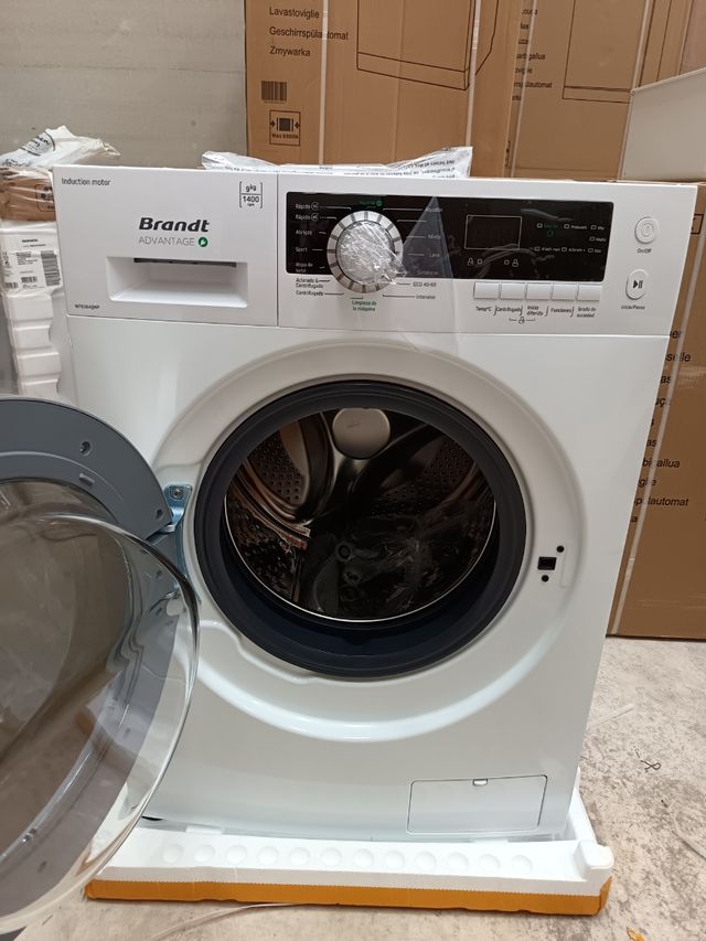 NUEVA Lavadora Brandt WFB394QW 9kg 1400rpm Clase A