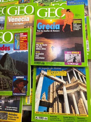 Lote revistas GEO